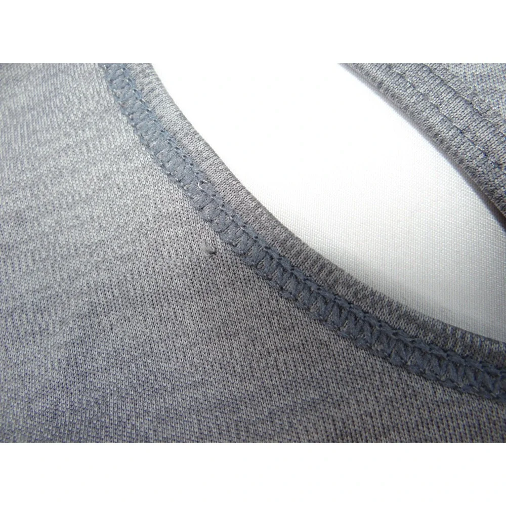 Nike Dri Fit Racerback Tank Top Gray Pink Stripes Athletic Workout Size‎ S